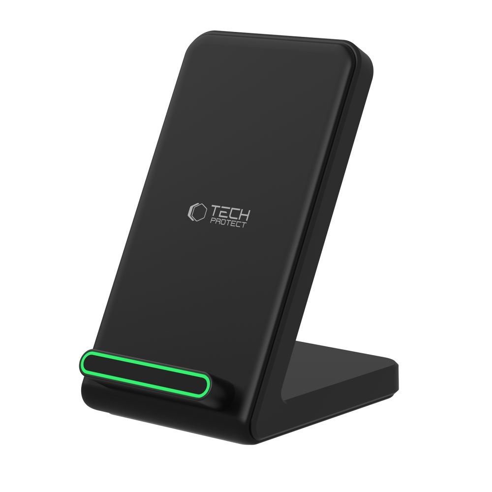 Tech-Protect QI15W-A40 bezdrátový nabíjecí stojánek - černý