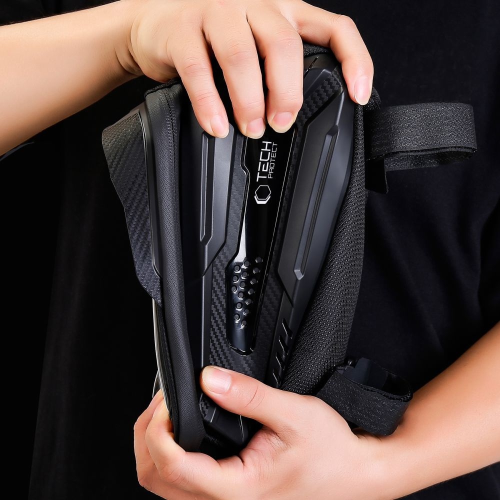 Tech-Protect SAKWA V2 L brašna s držákem mobilu na kolo - černá