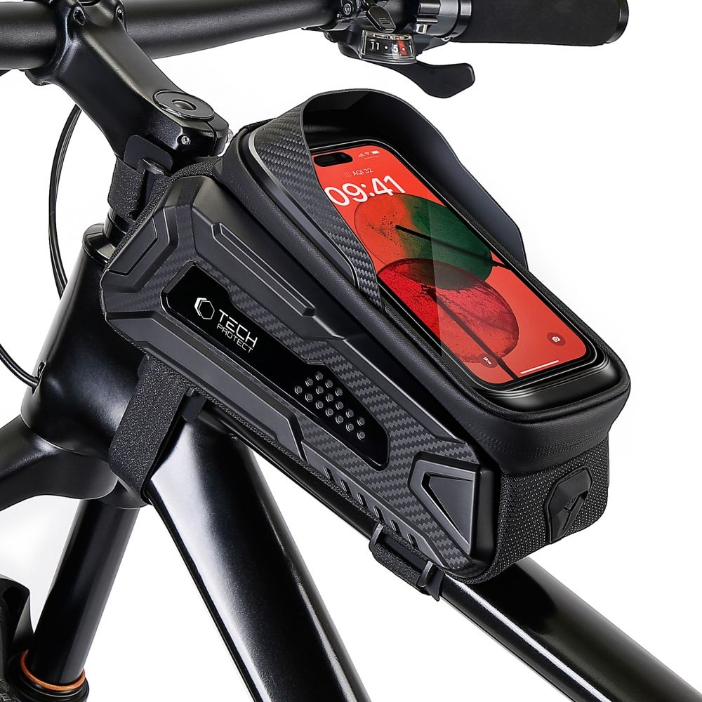 Tech-Protect SAKWA V2 L brašna s držákem mobilu na kolo - černá