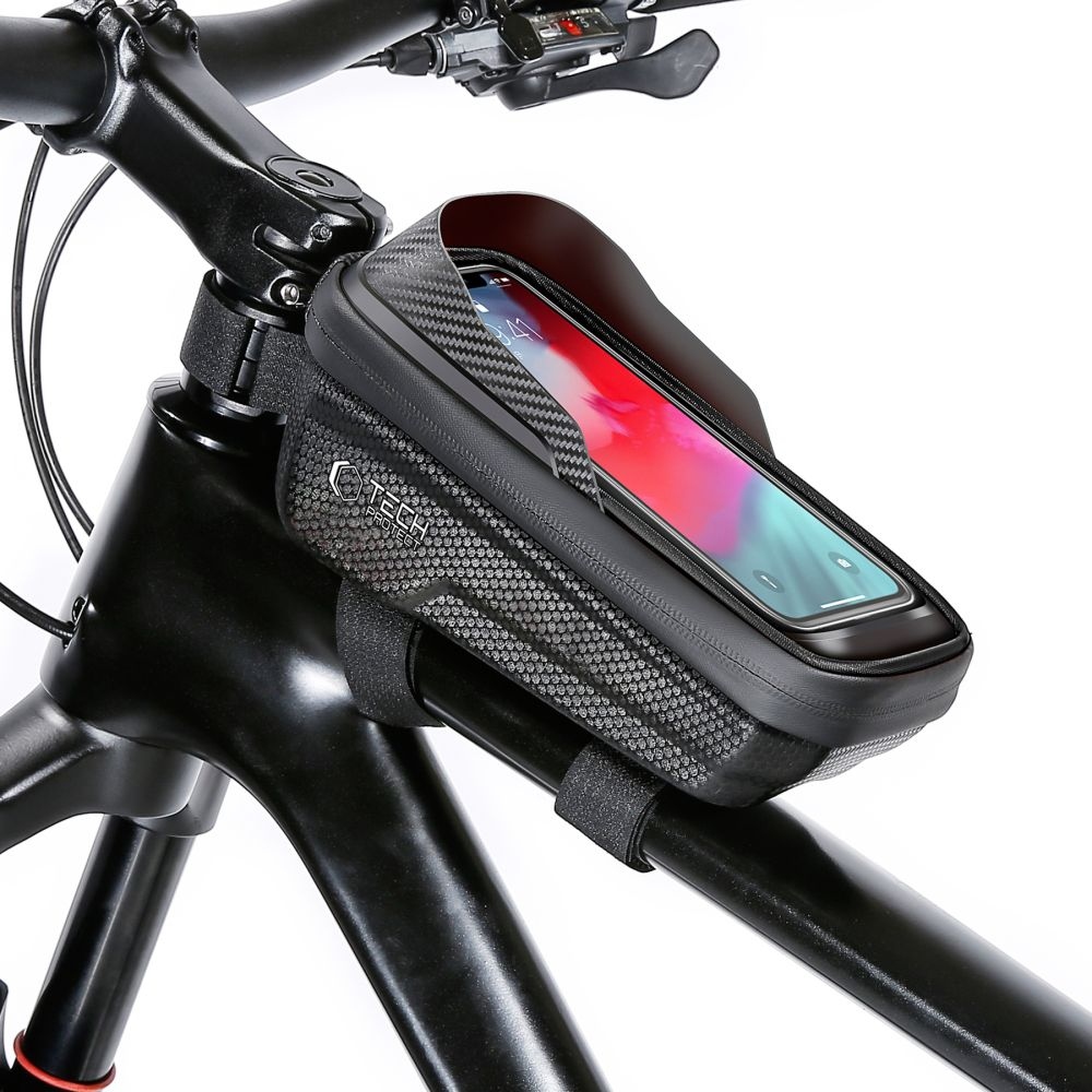 Tech-Protect SAKWA V2 M brašna s držákem mobilu na kolo - černá