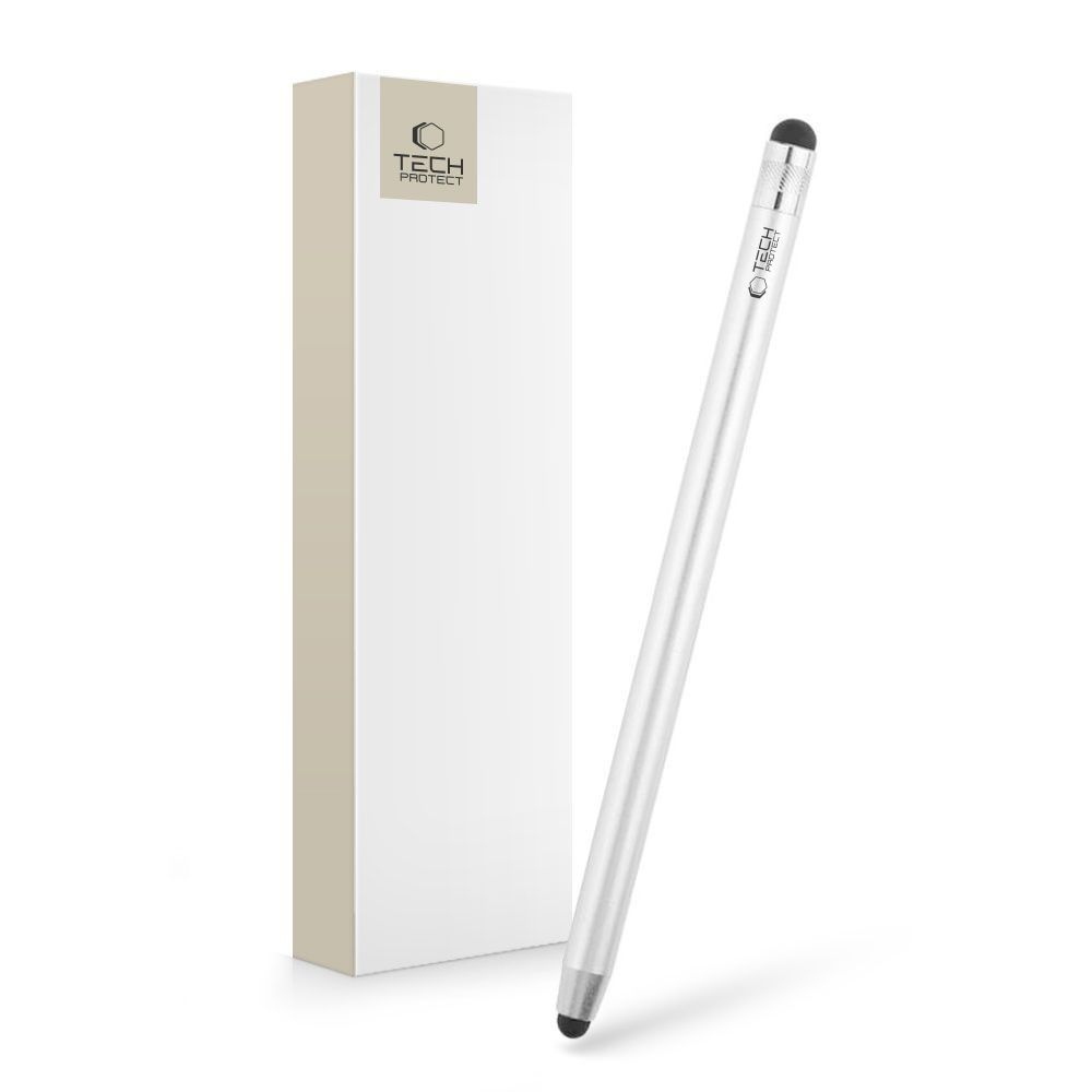 Tech-Protect Touch Stylus Pen - stříbrný