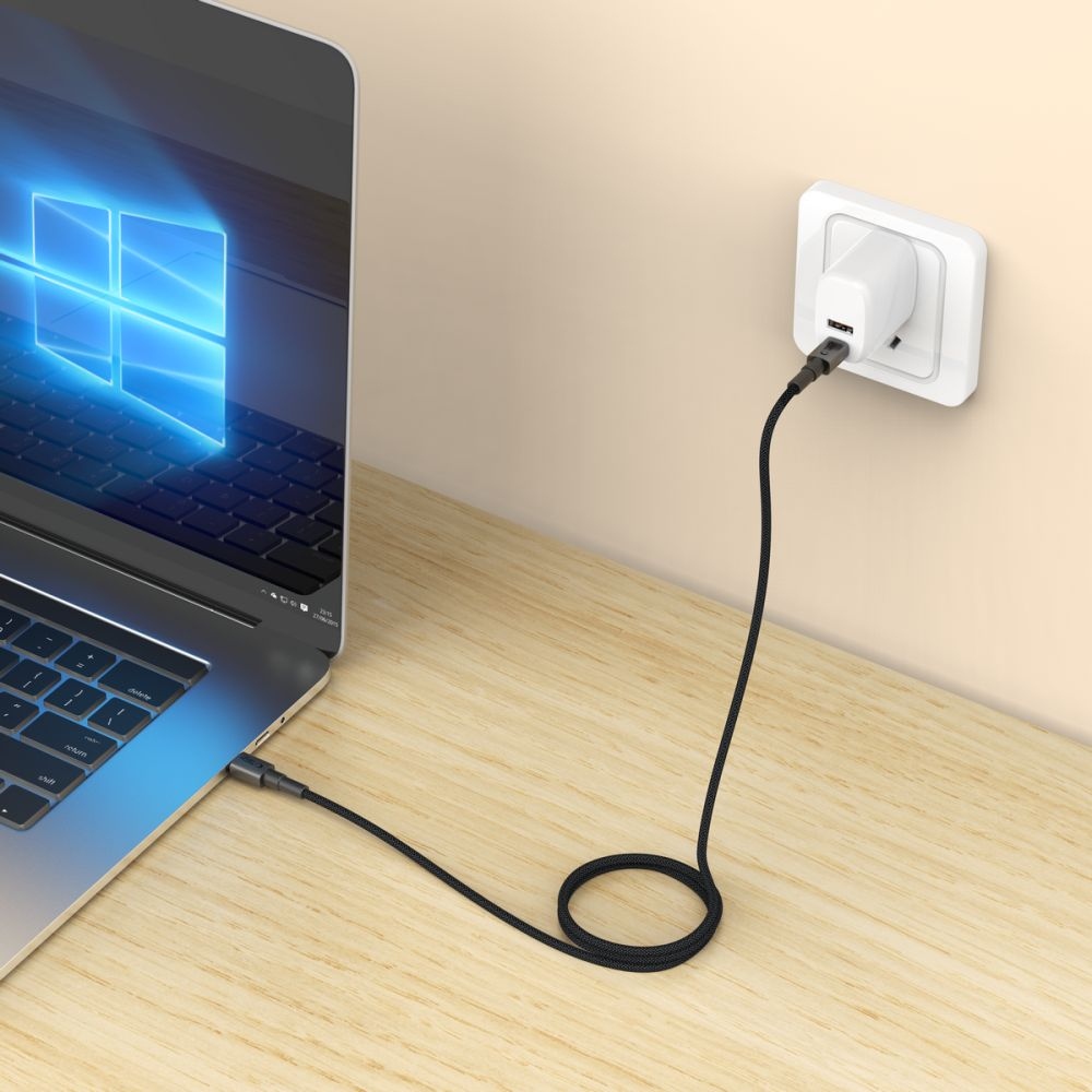 Tech-Protect UltraBoost kabel DNA USB-C/USB-C PD60W/3A 0,5m - šedý