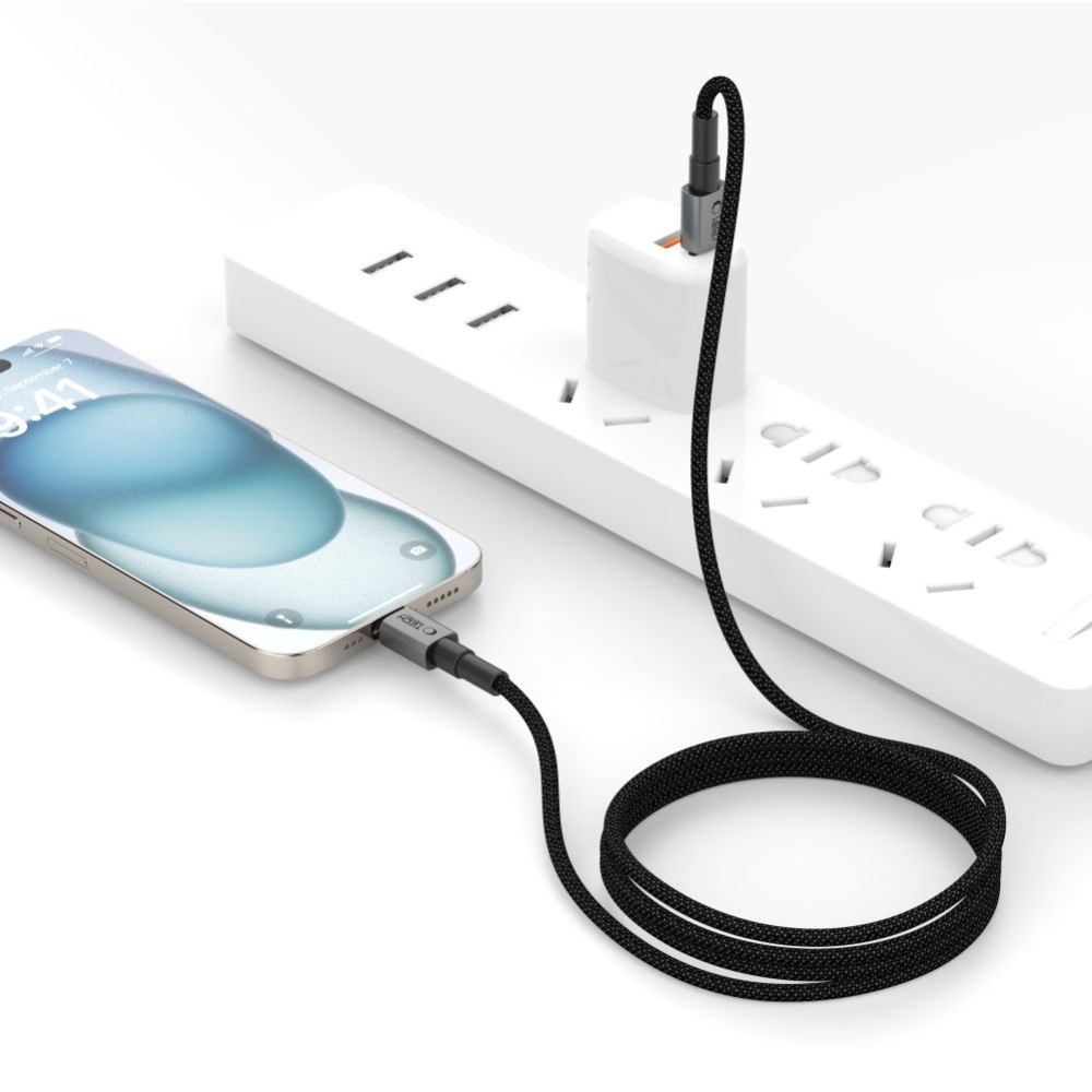 Tech-Protect UltraBoost kabel DNA USB-C/USB-C PD60W/3A 2m - šedý