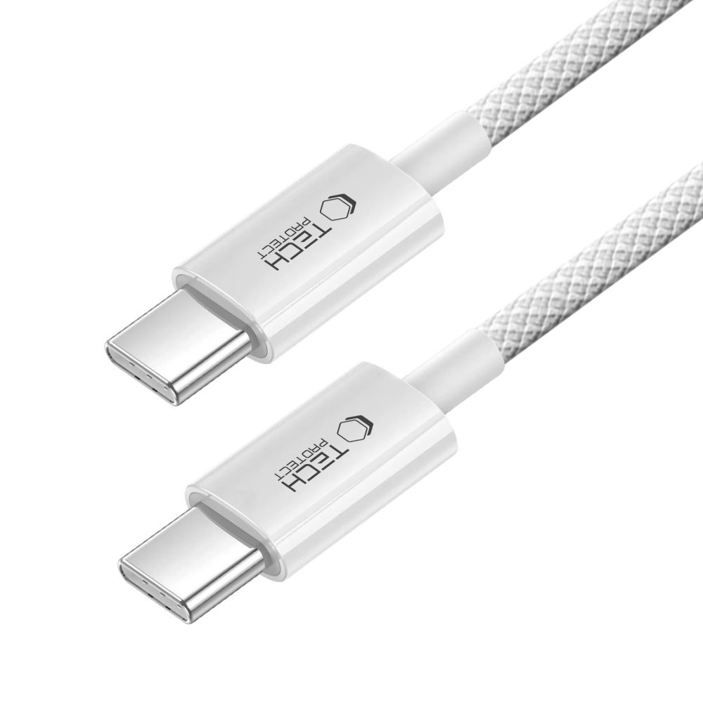 Tech-Protect UltraBoost kabel Lite USB-C/USB-C PD60W/3A 2m - šedý