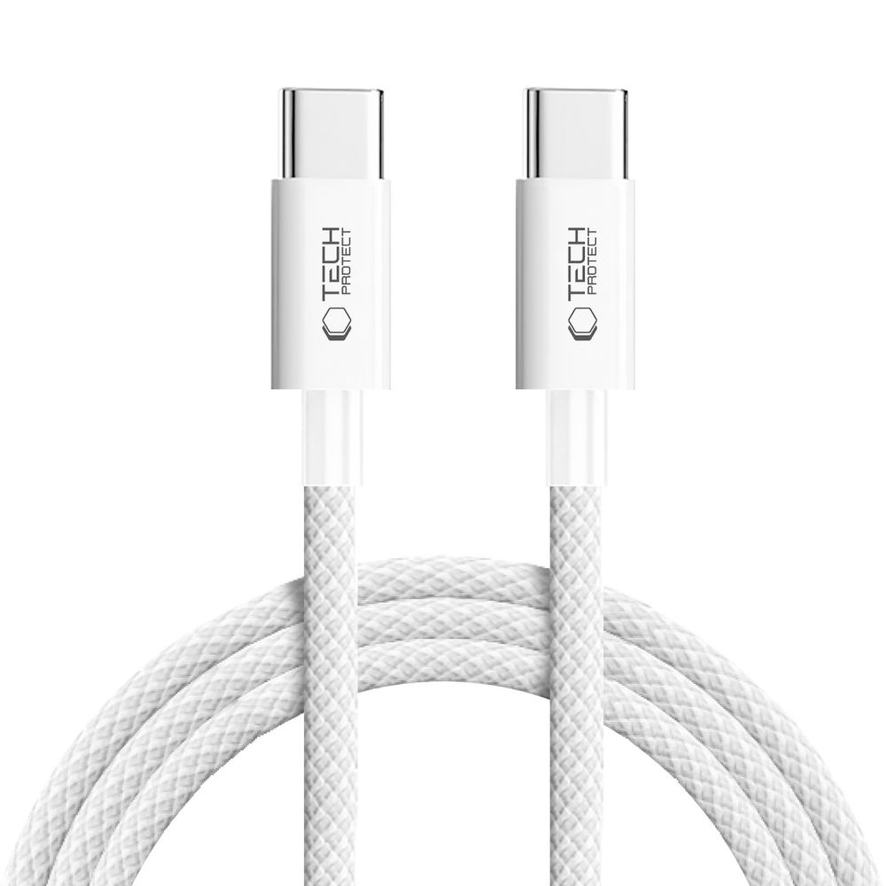 Tech-Protect UltraBoost kabel Lite USB-C/USB-C PD60W/3A 2m - šedý