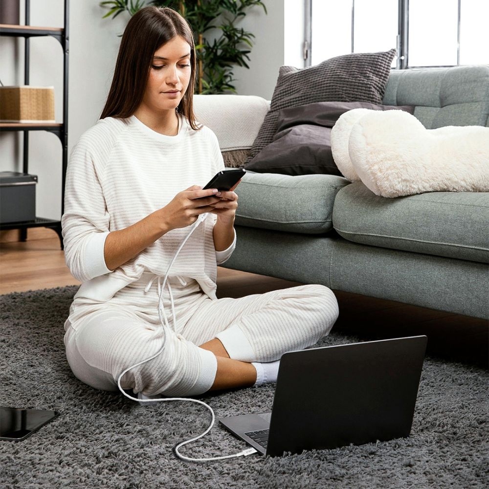 Tech-Protect UltraBoost kabel Lite USB-C/USB-C PD60W/3A 2m - šedý