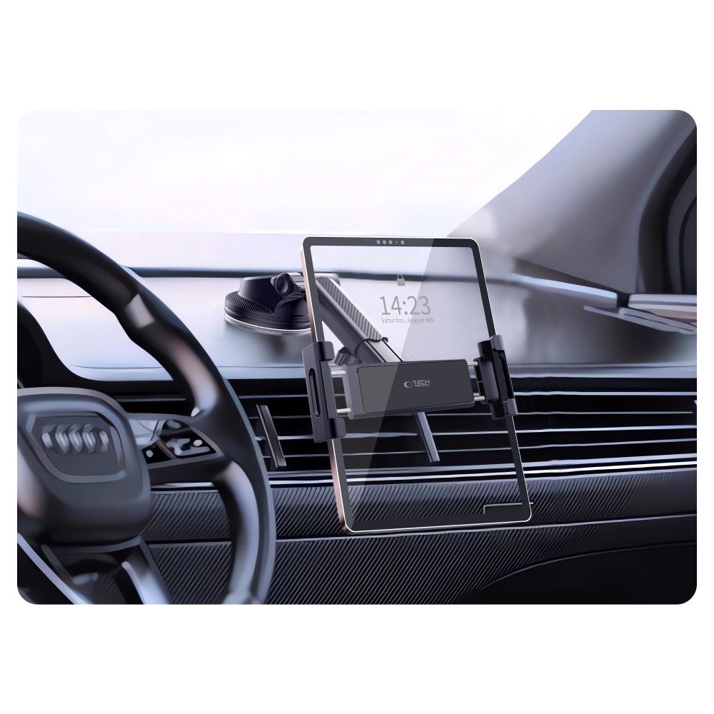 Tech-Protect V4 univerzální držák tabletu do auta na palubní desku i sklo