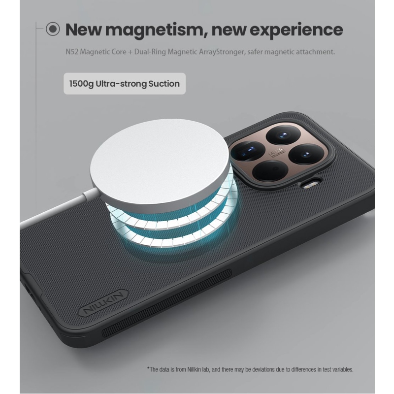 Nillkin Super Frosted PRO Magnetic Zadní Kryt pro Xiaomi 15T Pro Black