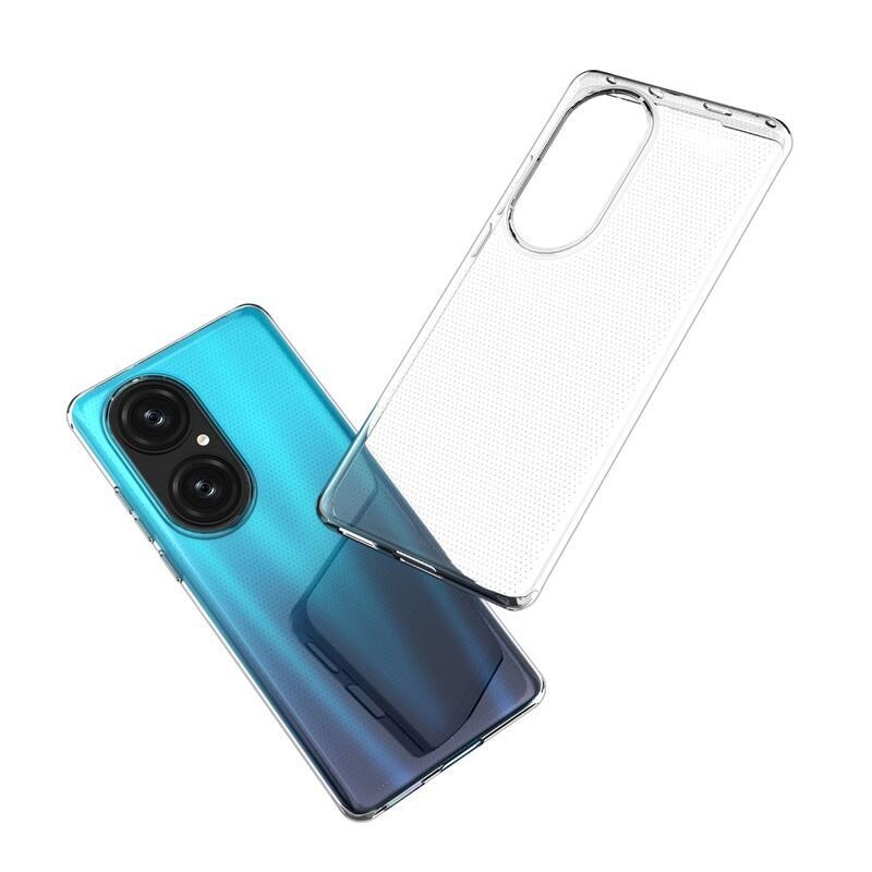 Tenký průhledný gelový obal na mobil Huawei P50 Pro - průhledný