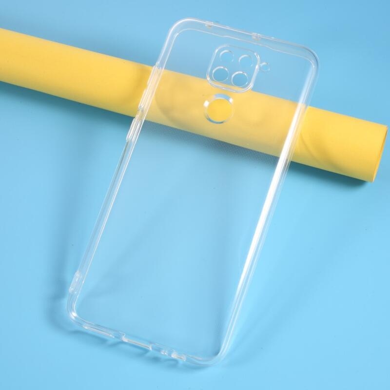 Tenký průhledný gelový obal pro mobilní telefon Xiaomi Redmi Note 9 - průhledný