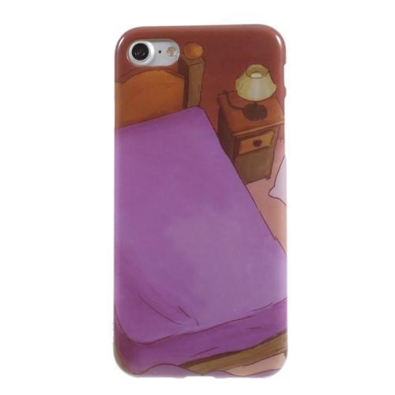 Terry gelový obal na iPhone 8 a iPhone 7 - postel
