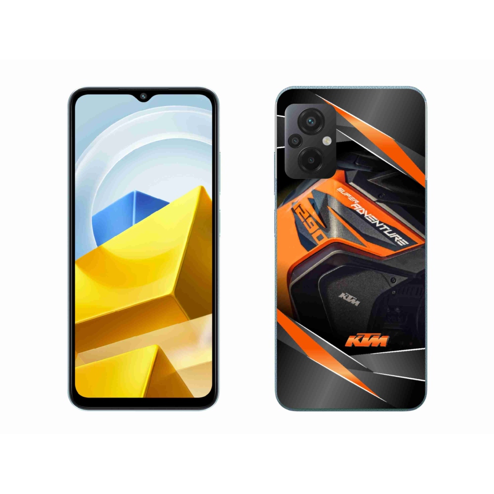 Gelový kryt mmCase na Xiaomi Poco M5 4G - motorka ktm