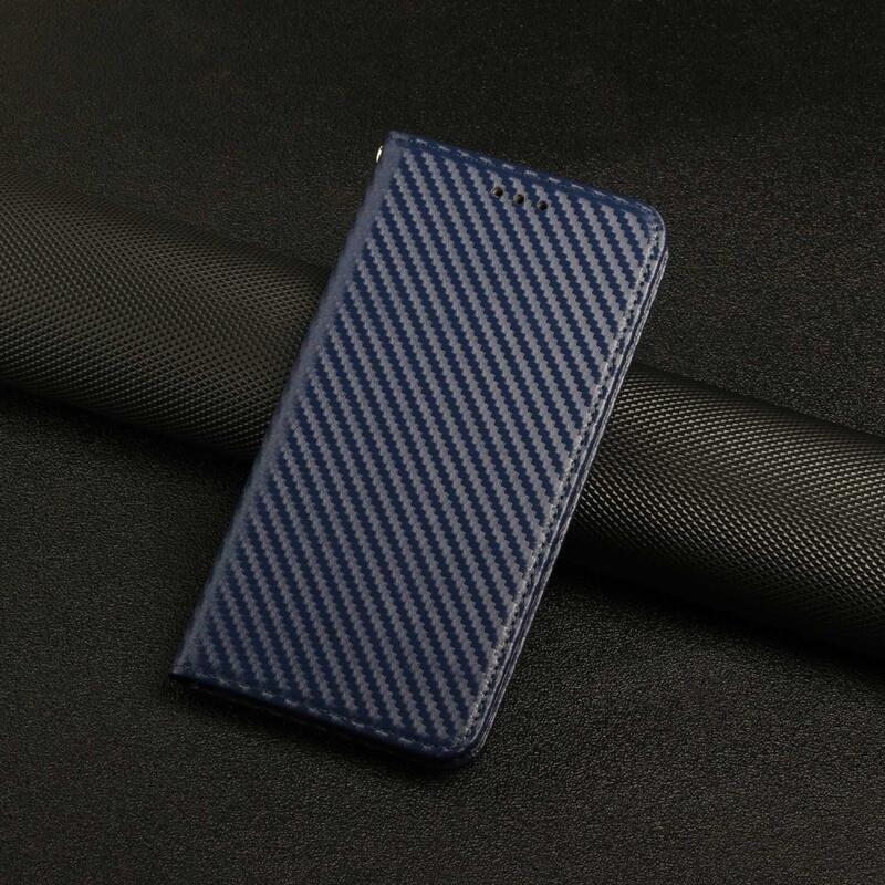Texture knížkové pouzdro na Samsung Galaxy A14 4G/5G - modré