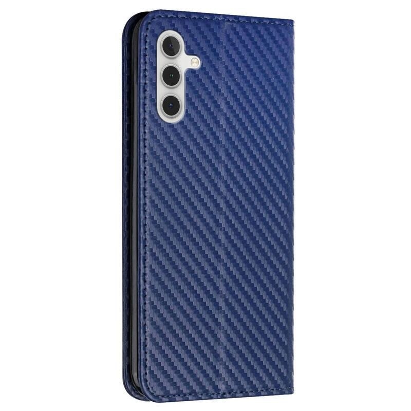Texture knížkové pouzdro na Samsung Galaxy A14 4G/5G - modré