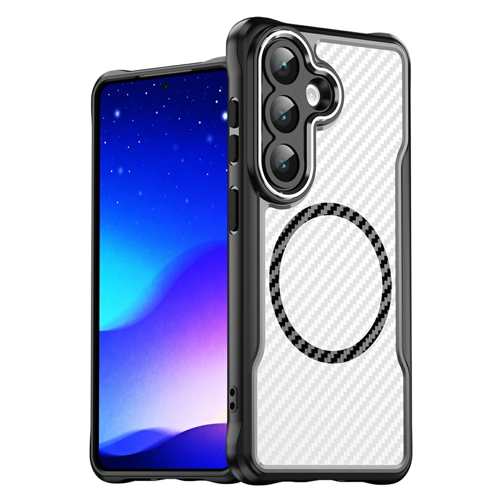 Texture odolný kryt s podporou MagSafe na Samsung Galaxy S26/S26 Pro - černý