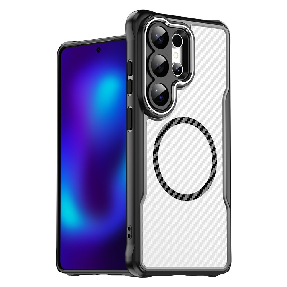 Texture odolný kryt s podporou MagSafe na Samsung Galaxy S26 Ultra - černý