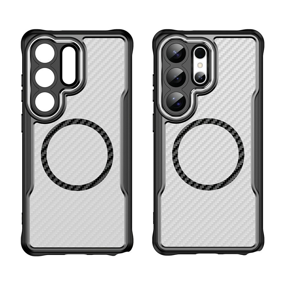 Texture odolný kryt s podporou MagSafe na Samsung Galaxy S26 Ultra - černý