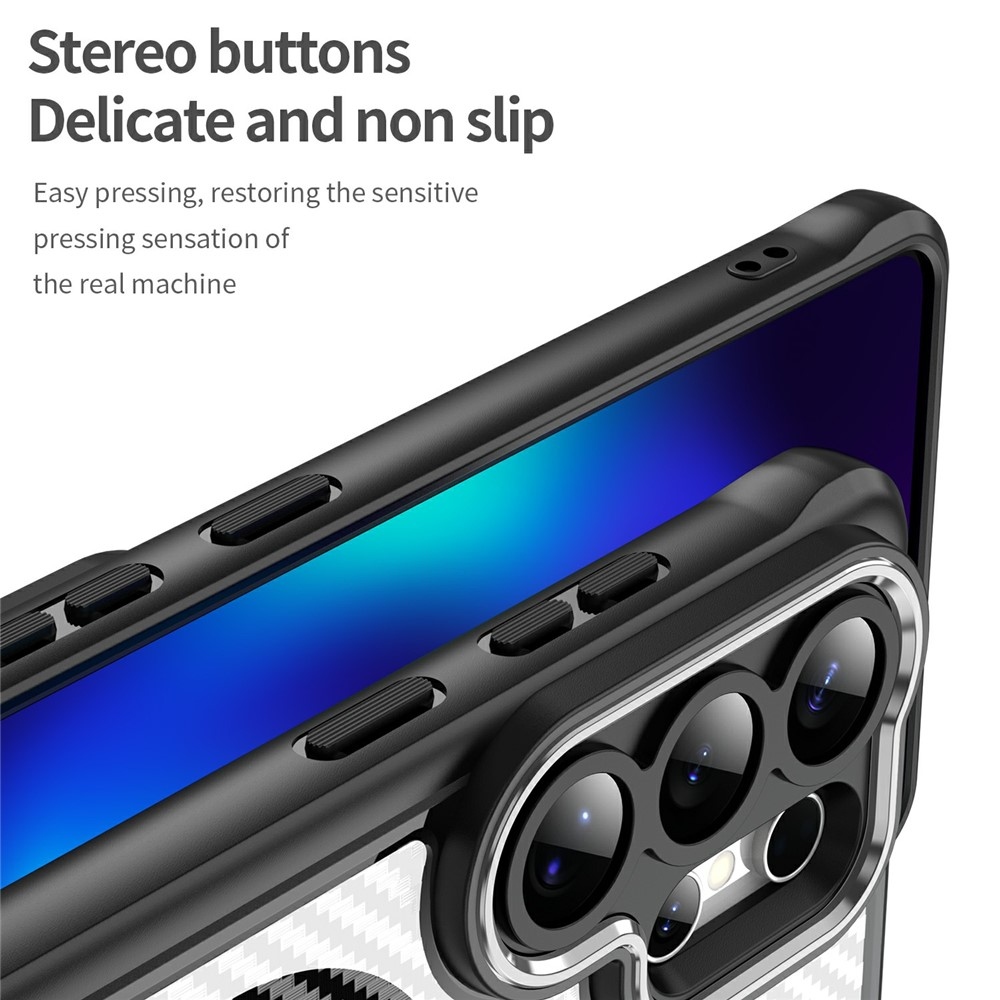 Texture odolný kryt s podporou MagSafe na Samsung Galaxy S26 Ultra - černý