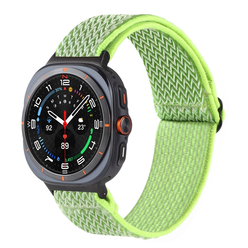 Texwave nylonový řemínek na Samsung Galaxy Watch Ultra (2025) 47mm - zelenožlutý