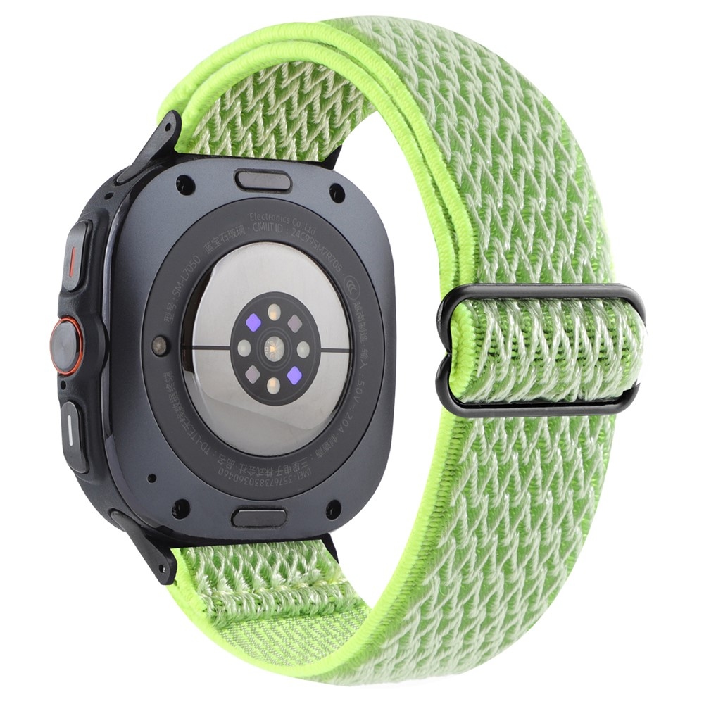 Texwave nylonový řemínek na Samsung Galaxy Watch Ultra (2025) 47mm - zelenožlutý