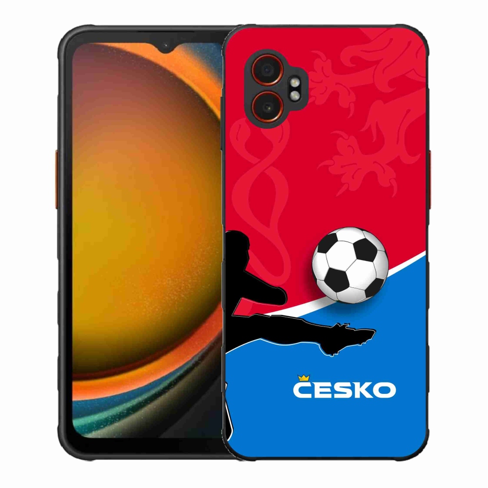 Gelový kryt mmCase na Samsung Galaxy Xcover 7 Pro - fotbal Česko 2