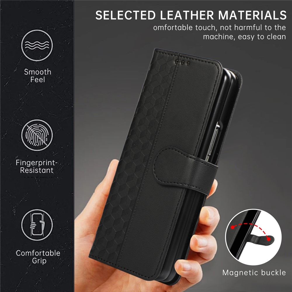 Gridy knížkové pouzdro na Samsung Galaxy Z Fold7 5G - černé