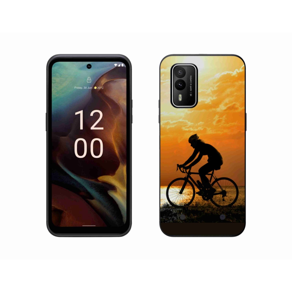 Gelový kryt mmCase na Nokia XR21 - cyklovýlet