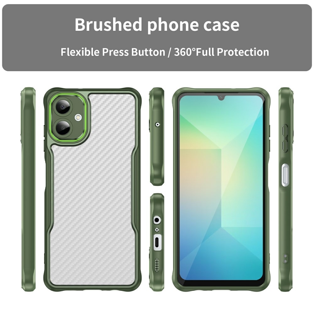 Textures odolný kryt na Samsung Galaxy A06 4G - zelený