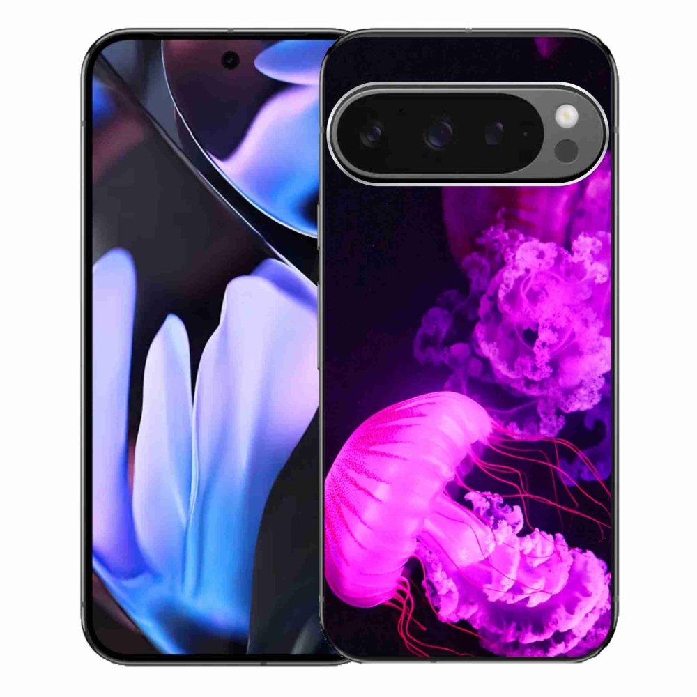 Gelový kryt mmCase na Google Pixel 9 Pro XL - medúza 1
