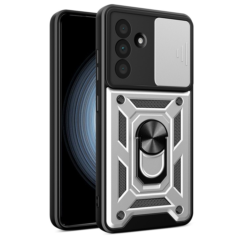 Slide odolný kryt na Samsung Galaxy A36 5G - stříbrný