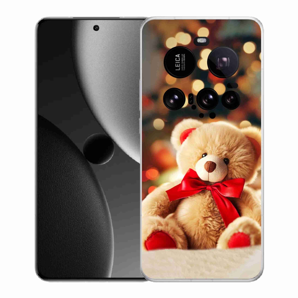 Gelový kryt mmCase na Xiaomi 15 Ultra - plyšový medvídek