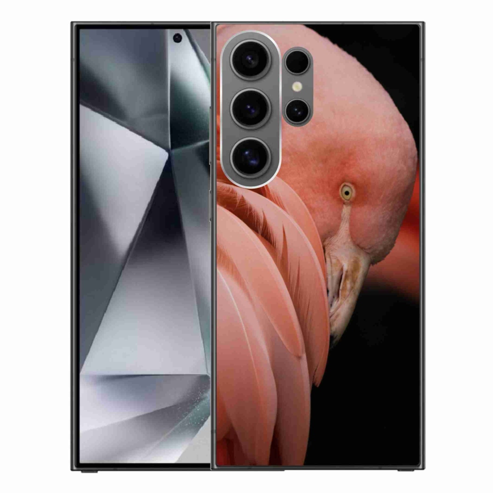 Gelový kryt mmCase na Samsung Galaxy S24 Ultra - plameňák 3