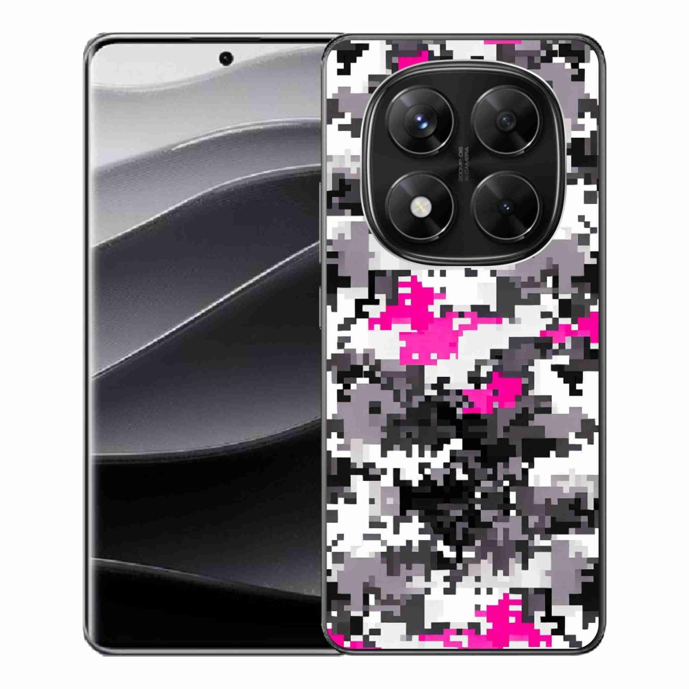 Gelový kryt mmCase na Xiaomi Redmi Note 14 Pro 5G/Poco X7 5G - maskáčový vzor 4