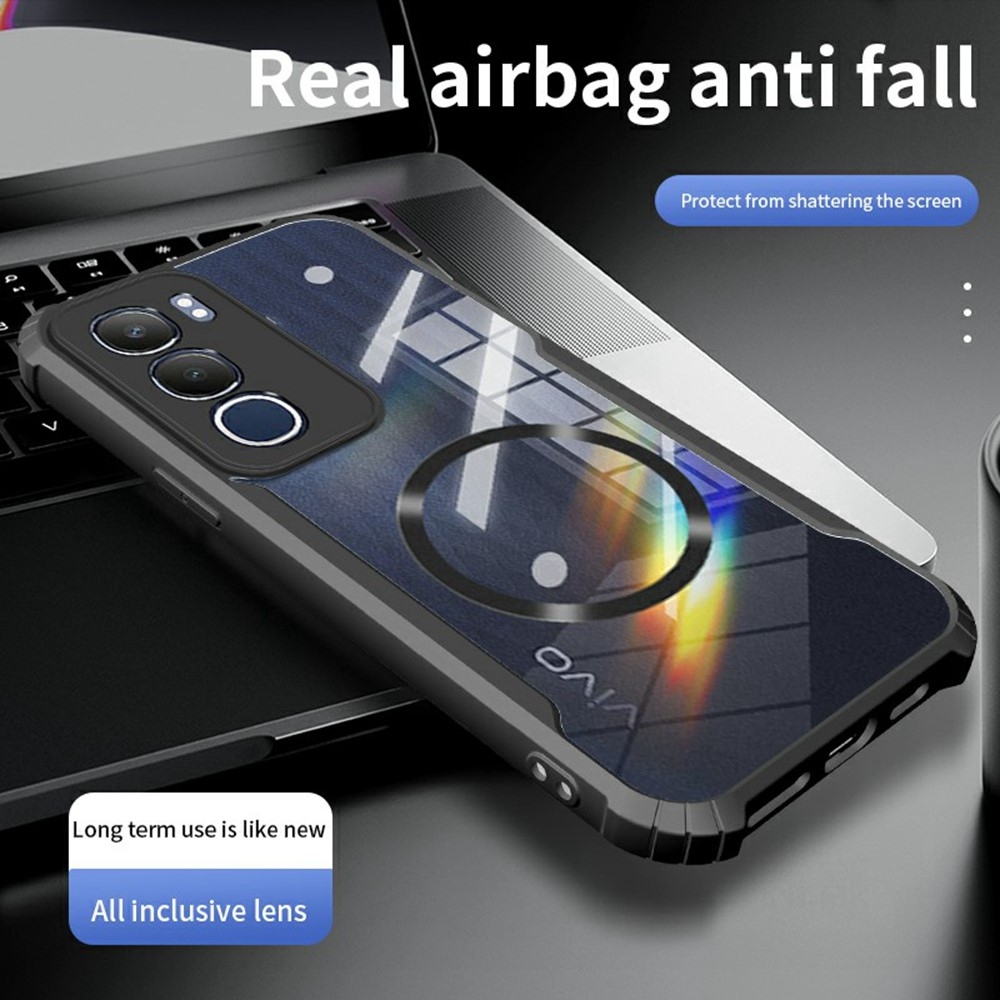 Rein odolný kryt s podporou MagSafe na Vivo Y19s - černý