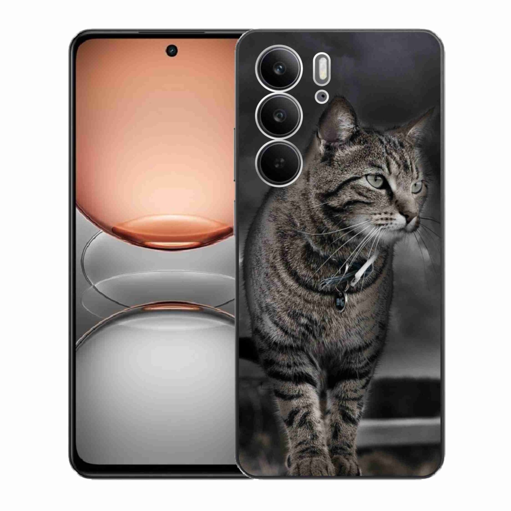 Gelový kryt mmCase na Realme C75 - kočka