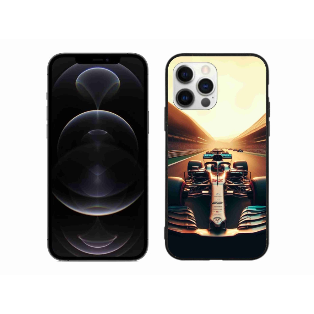 Gelový kryt mmCase na iPhone 12 Pro Max - formule 1