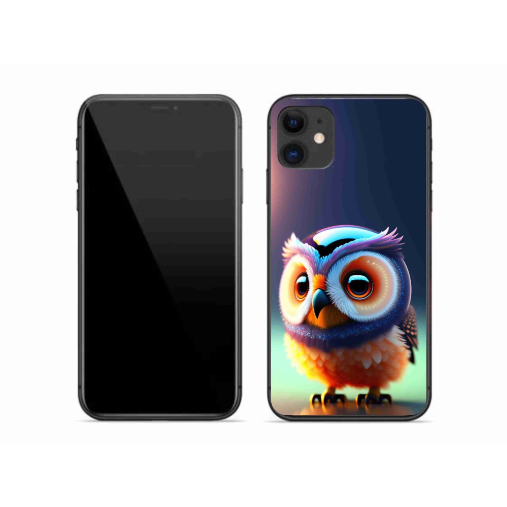 Gelový kryt mmCase na iPhone 11 - sovička