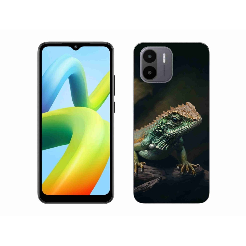 Gelový kryt mmCase na Xiaomi Redmi A1/Redmi A2 - ještěr