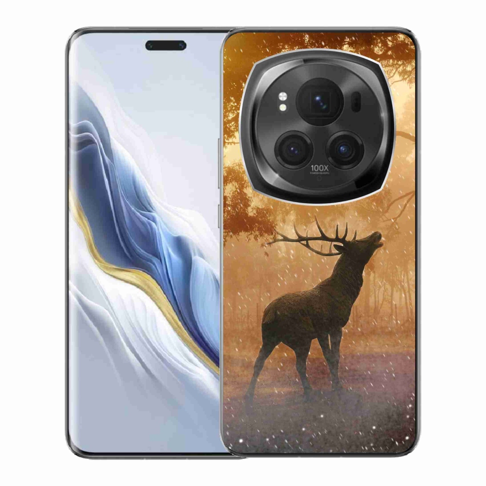 Gelový kryt mmCase na Honor Magic 6 Pro 5G - jelen v říji