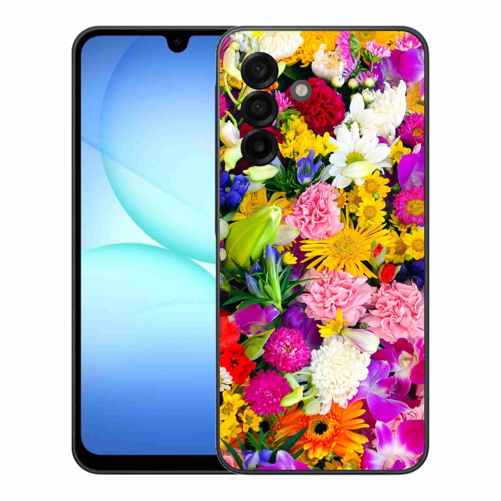 Gelový kryt mmCase na Samsung Galaxy A17 5G - květiny 12