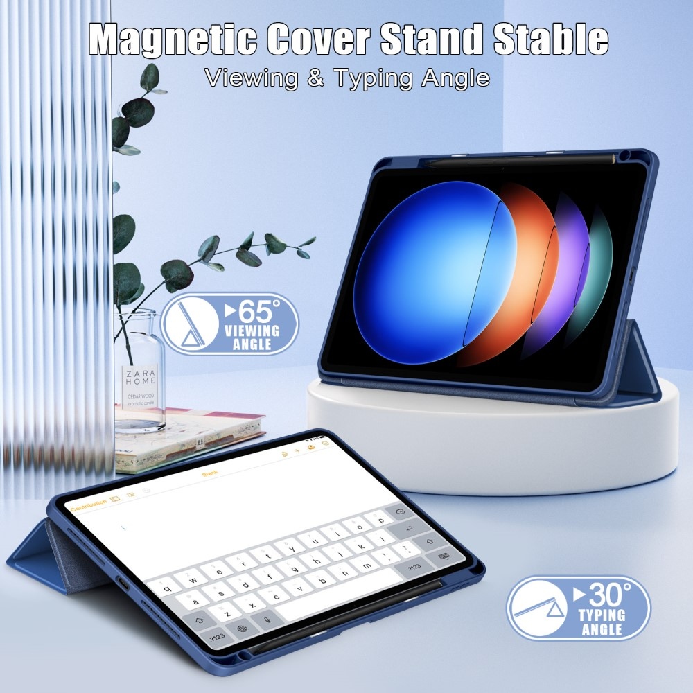 Case chytré zavírací pouzdro na tablet Xiaomi Pad 6S Pro - modré