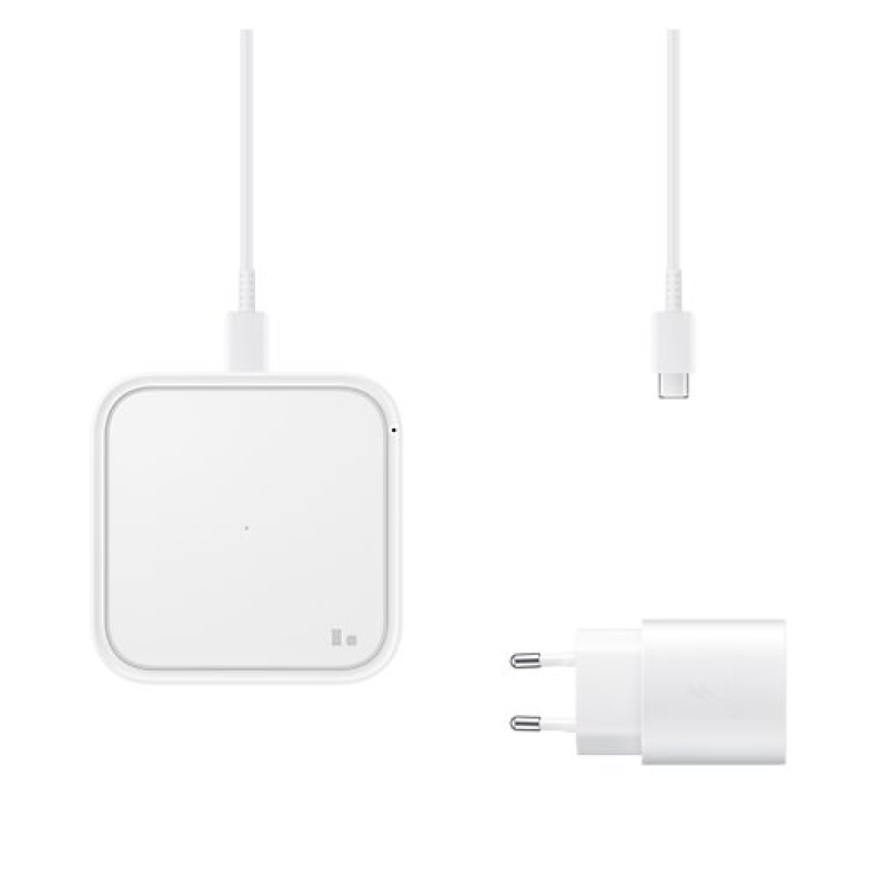 EP-P2400TWE Samsung Podložka pro Bezdrátové Nabíjení White + Adaptér