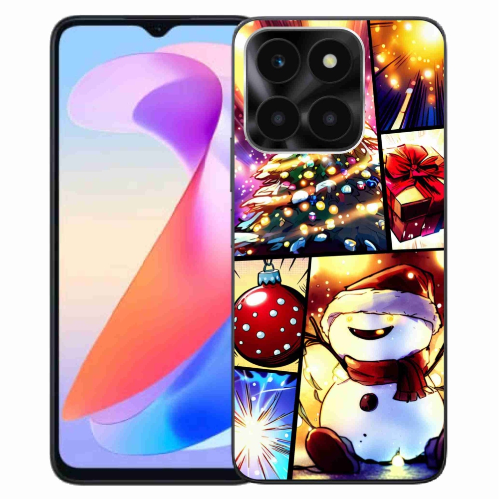 Gelový kryt mmCase na Honor X6a - vánoční motivy 1