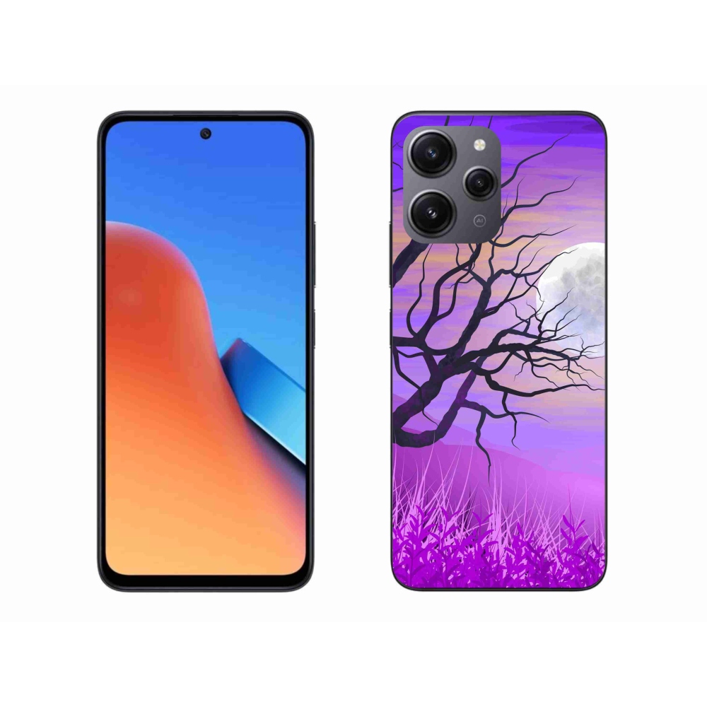 Gelový obal mmCase na Xiaomi Redmi 12 - kreslený opadaný strom
