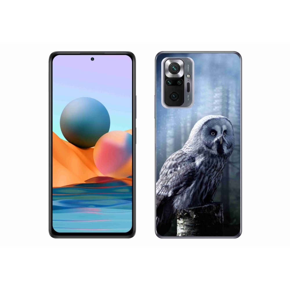 Gelový kryt mmCase na Xiaomi Redmi Note 10 Pro - sova