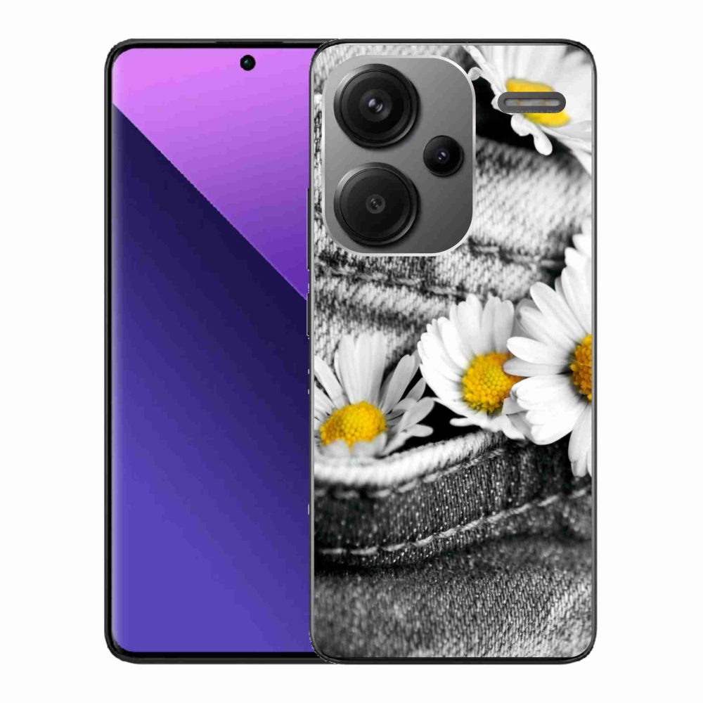 Gelový obal mmCase na Xiaomi Redmi Note 13 Pro+ 5G - kopretiny