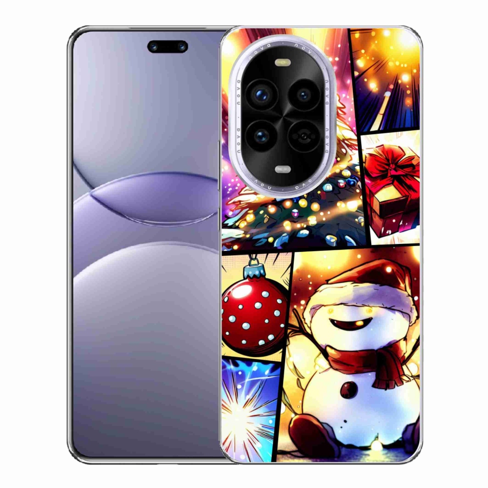 Gelový kryt mmCase na Huawei Nova 13 Pro 5G - vánoční motivy 1