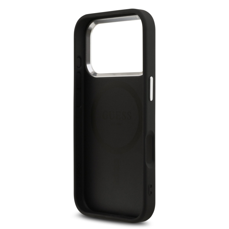Guess 4G MagSafe Zadní Kryt pro iPhone 17 Pro Black