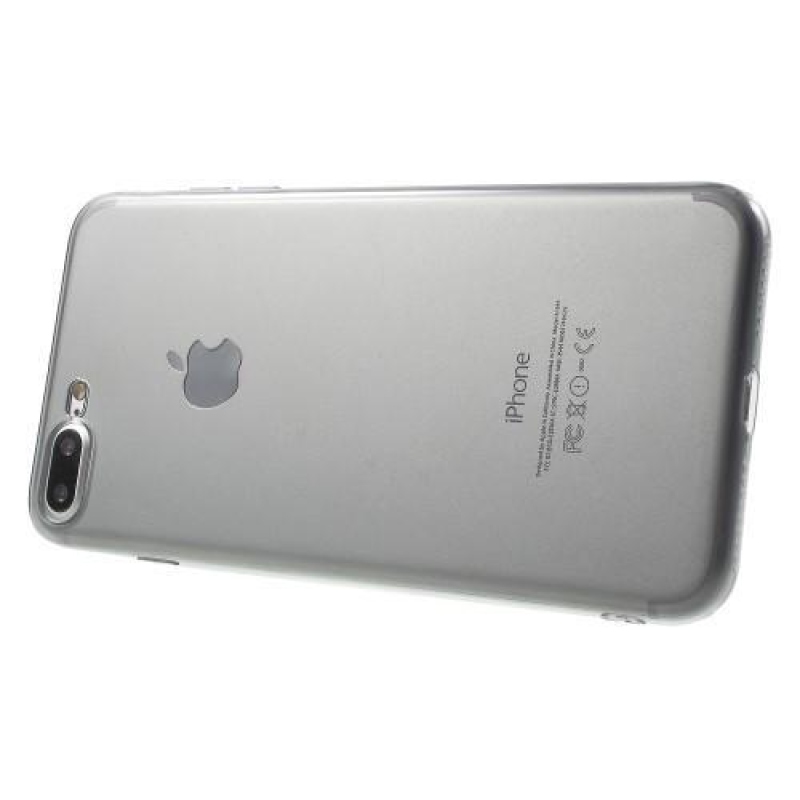 Thin tenký gelový obal na iPhone 8 Plus a iPhone 7 Plus - šedý