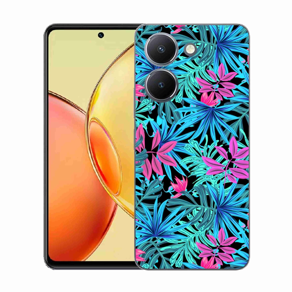 Gelový kryt mmCase na Vivo Y36 - květiny 3